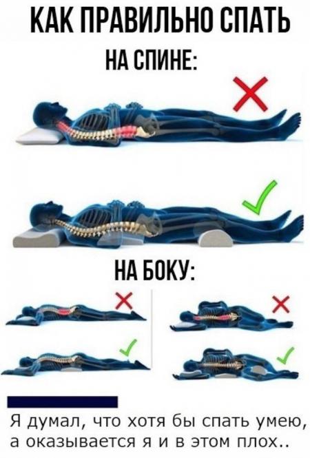 КАК ПРАВИЛЬНО СПАТЬ нд спине Я думал что хотя бы спать умею а ...